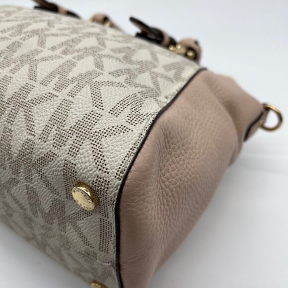 Michael Kors Light Pink & Beige Ciara Crossbody Tote - Picture 6 of 12